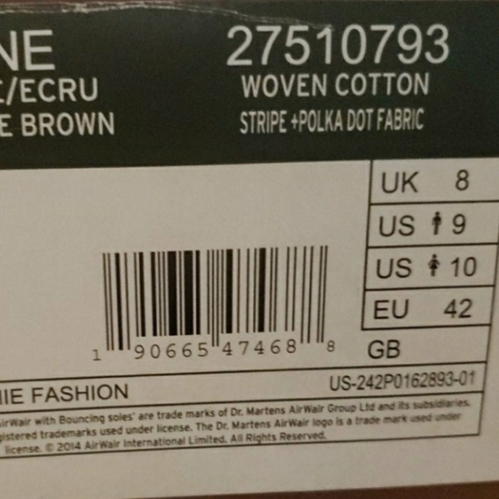 Dr. Martens Dayne Slides Blue Denim/Brown Leather - Picture 9 of 9